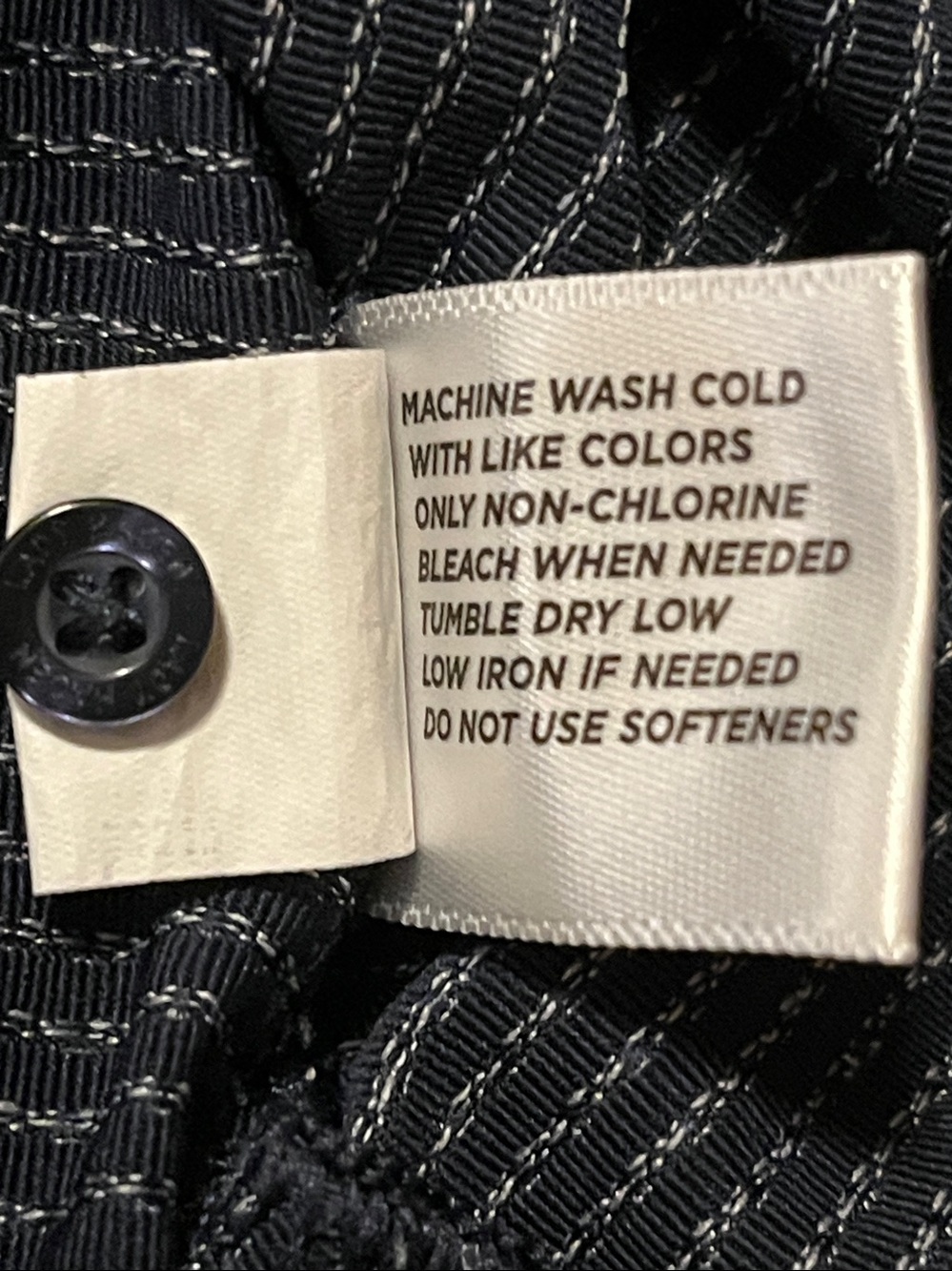 Lady Hagen Navy Knit Polo Top with White Stitch Detail - Picture 10 of 10